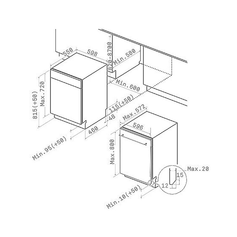 เครื่องล้างจานฝัง TEKA DW9 70 FI