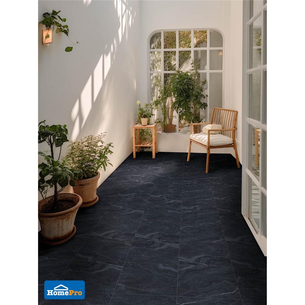 กระเบื้องพื้นพอร์ซเลน  16x16 นิ้ว COTTO คานาวาโร่ เนวี น้ำเงิน HYG PM 0.96 ตร.ม.