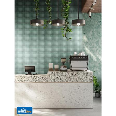 โมเสคพอร์ซเลน 29.9x29.6 ซม. TARA ZEN AQUA สีเขียว_4