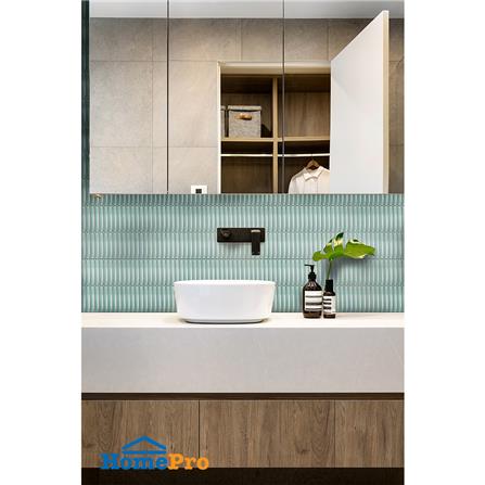 โมเสคพอร์ซเลน 29.9x29.6 ซม. TARA ZEN AQUA สีเขียว_7