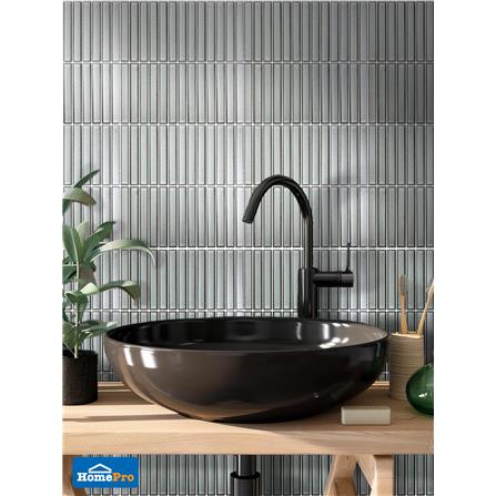 โมเสคพอร์ซเลน 29.9x29.6 ซม. TARA ZEN SMOKE สีเทา_2