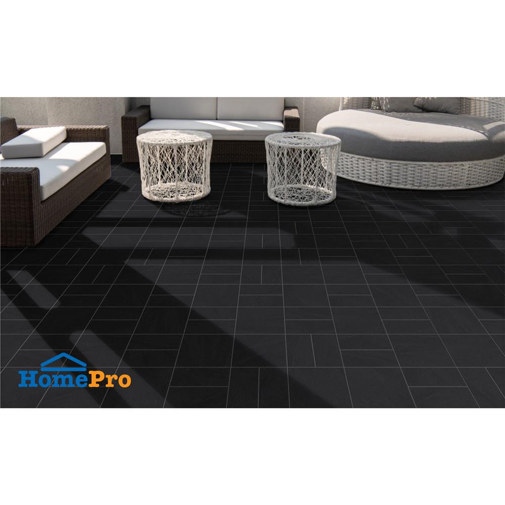 กระเบื้องพื้นพอร์ซเลน  16x16 นิ้ว COTTO กริดสโตน เทาเข้ม HYG PM 0.96 ตร.ม.