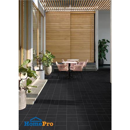 กระเบื้องพื้นพอร์ซเลน  16x16 นิ้ว COTTO กริดสโตน เทาเข้ม HYG PM 0.96 ตร.ม._6