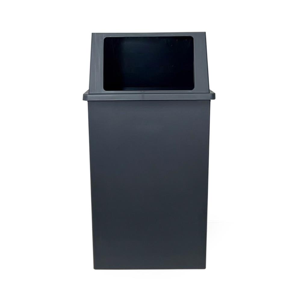 ถังขยะเหลี่ยม ACCO 40 ลิตร สีเทาเข้ม