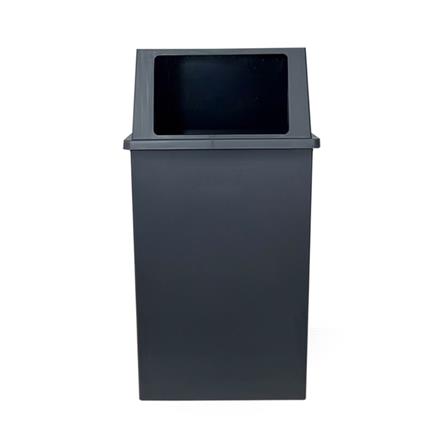 ถังขยะเหลี่ยม ACCO 40 ลิตร สีเทาเข้ม_2