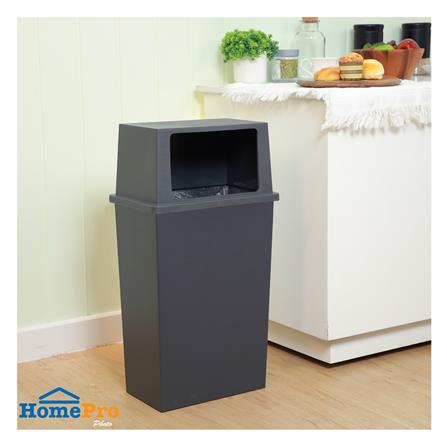 ถังขยะเหลี่ยม ACCO 40 ลิตร สีเทาเข้ม_5