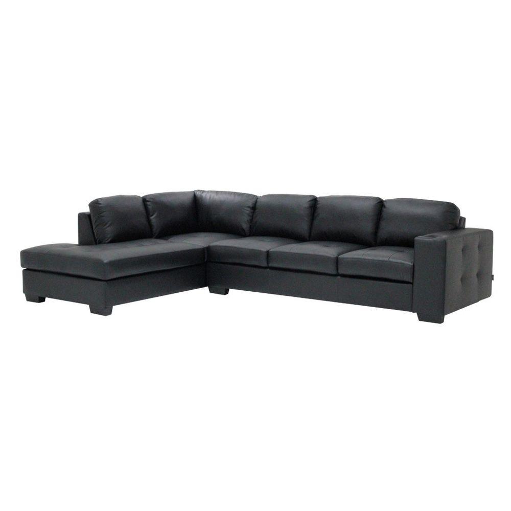 โซฟาเข้ามุมซ้าย KONCEPT TIMMER 19215614 สีดำ