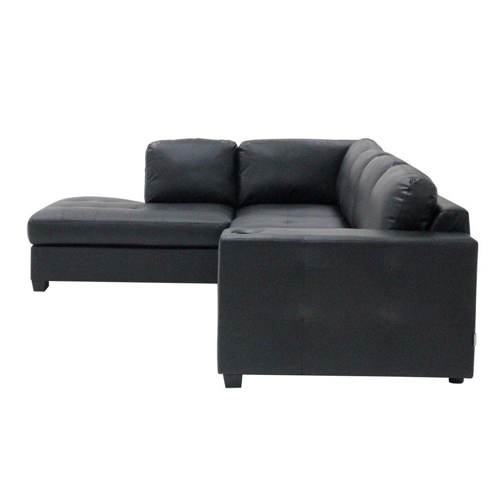 โซฟาเข้ามุมซ้าย KONCEPT TIMMER 19215614 สีดำ