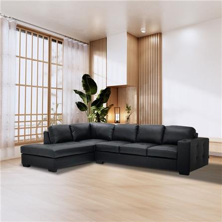 โซฟาเข้ามุมซ้าย KONCEPT TIMMER 19215614 สีดำ_4
