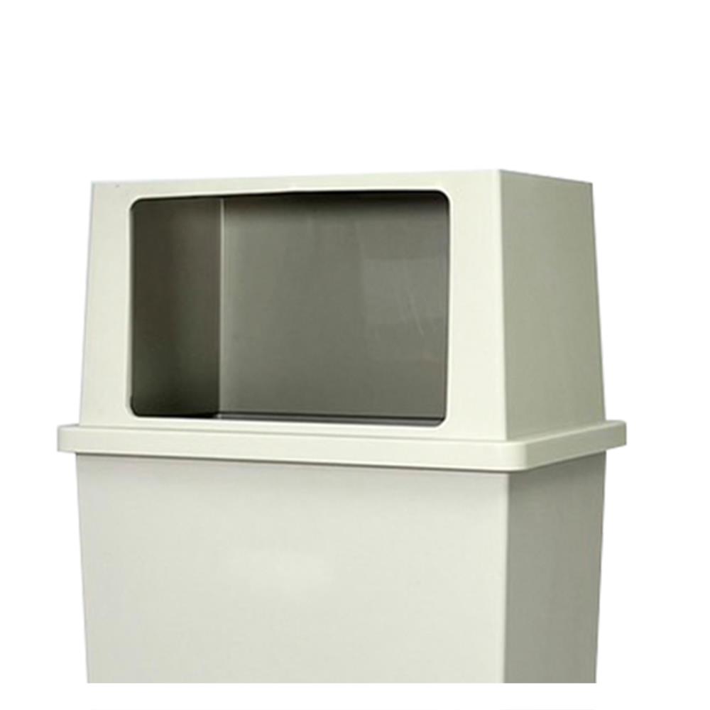 ถังขยะเหลี่ยม ACCO 40 ลิตร สีเทาครีม