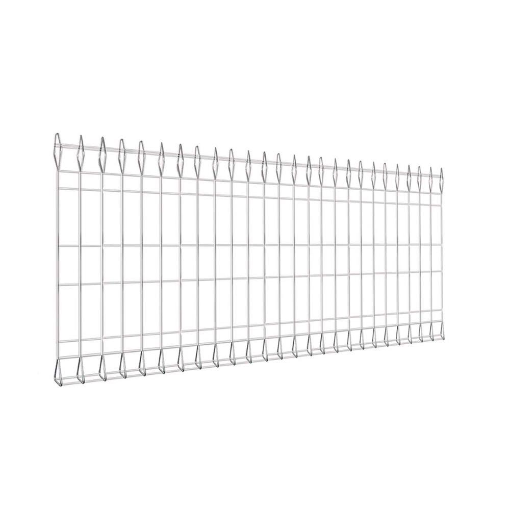 รั้วลวดเหล็กสำเร็จรูปชุบกัลวาไนซ์ EURO FENCE 6 มม. 1.5 x 2.4 ม.