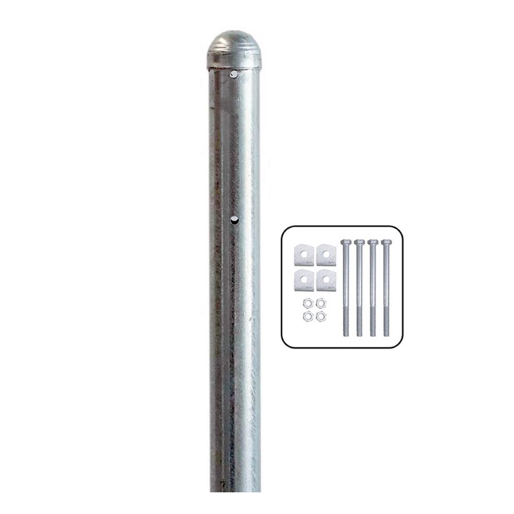 เสารั้วกลมชุบกัลวาไนซ์ EURO FENCE 2 นิ้ว x 200 ซม.