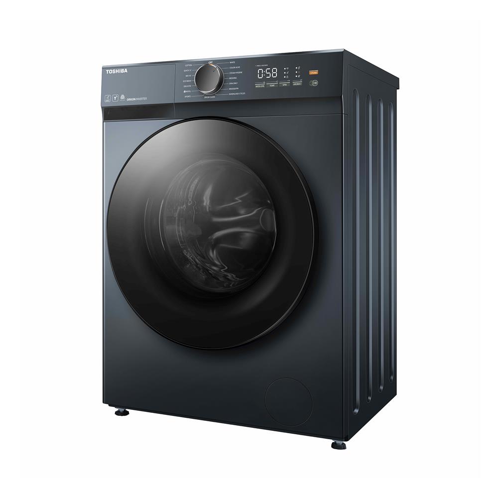 เครื่องซักผ้าฝาหน้า TOSHIBA TW-T21BU105UWT(MG) 9.5 กก. 1200RPM อินเวอร์เตอร์ สีเทา