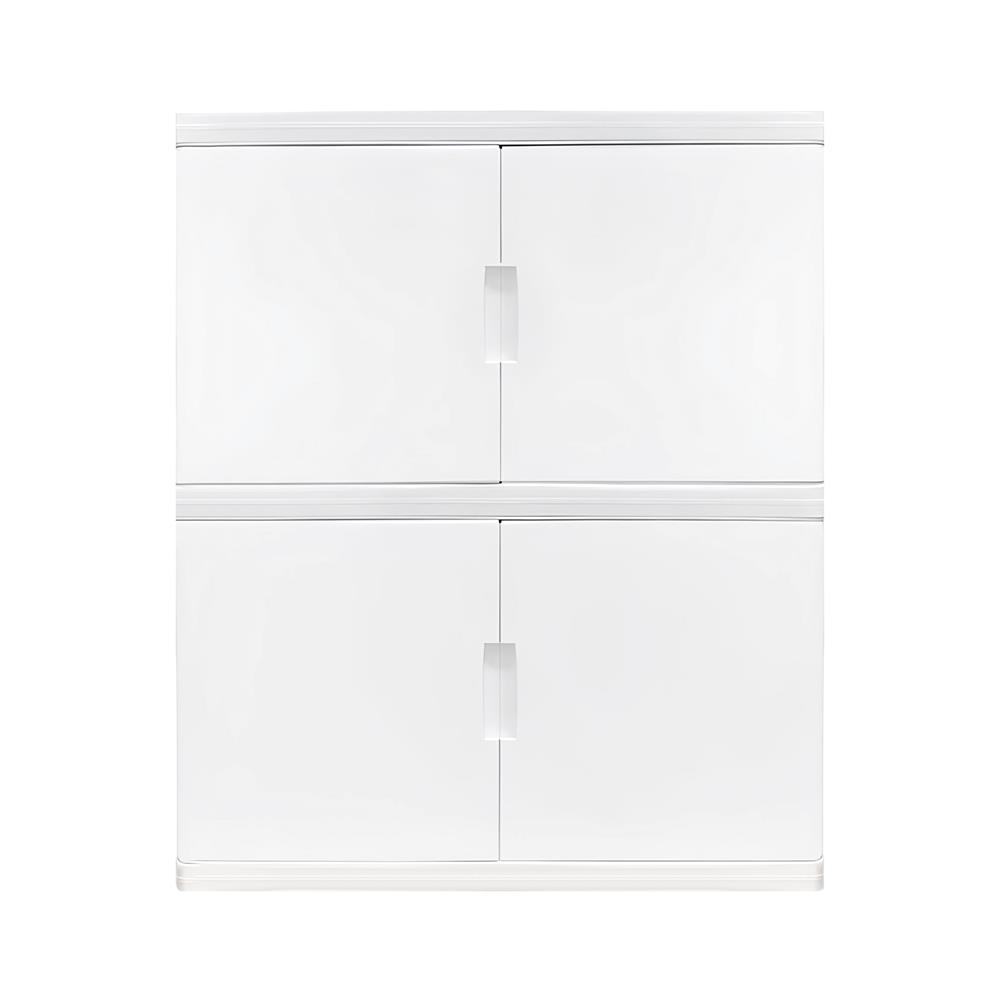 ตู้บานเปิด 2 ชั้น STACKO S5 VID 70x50x82 ซม. สีขาว