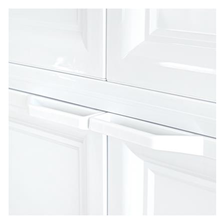 ตู้บานเปิด 4 ชั้น STACKO VID-4 70x50x160 ซม. สีขาว_4