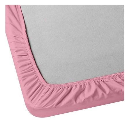 ชุดผ้าปูที่นอน 6 ฟุต 3 ชิ้น BED CLIP MICROTEX สี PINK_2