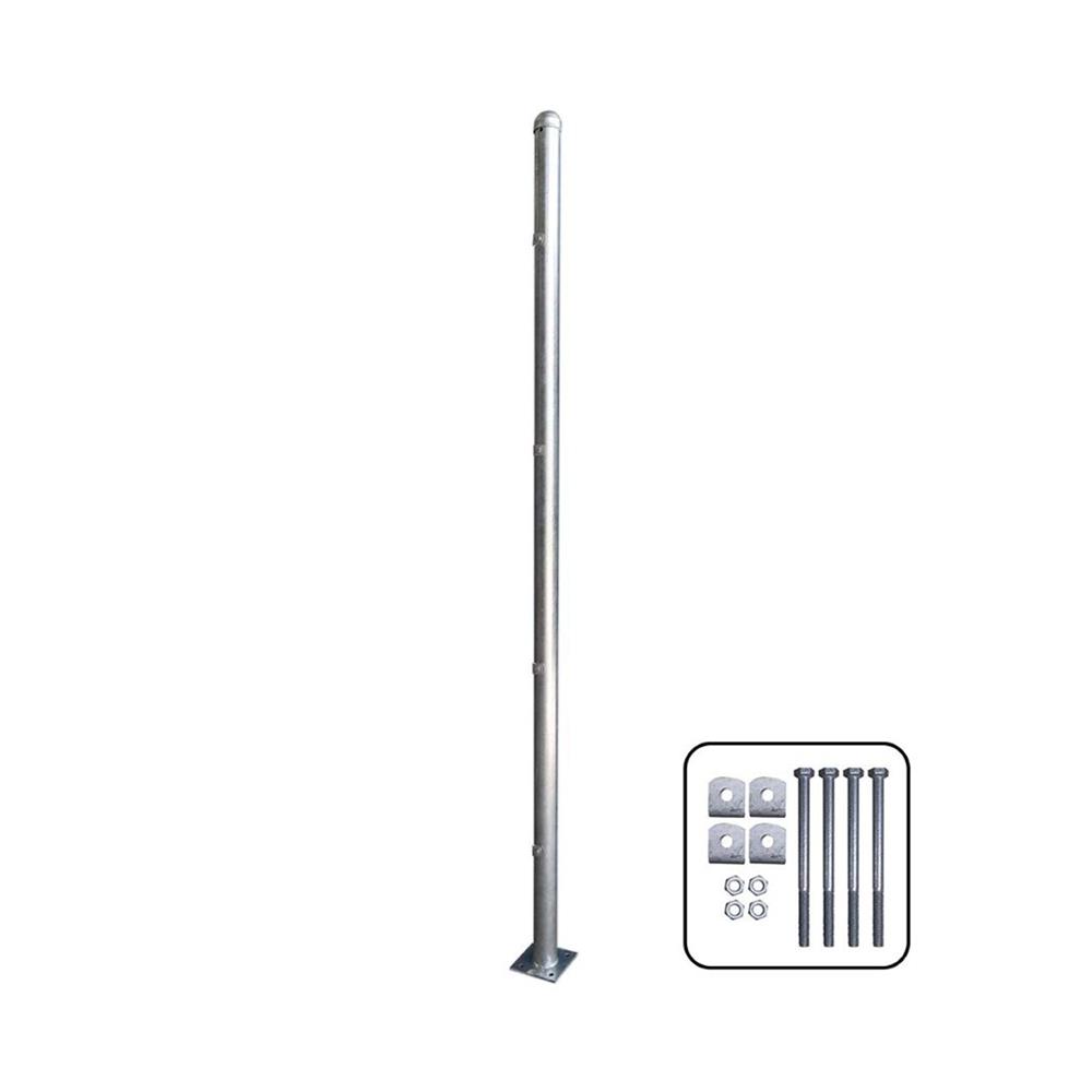 เสารั้วกลมชุบกัลวาไนซ์ EURO FENCE 2 นิ้ว x 150 ซม.