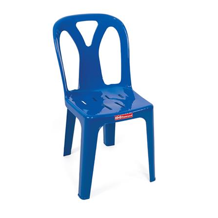เก้าอี้พลาสติก SUPERWARE CH-58 สีน้ำเงิน_2