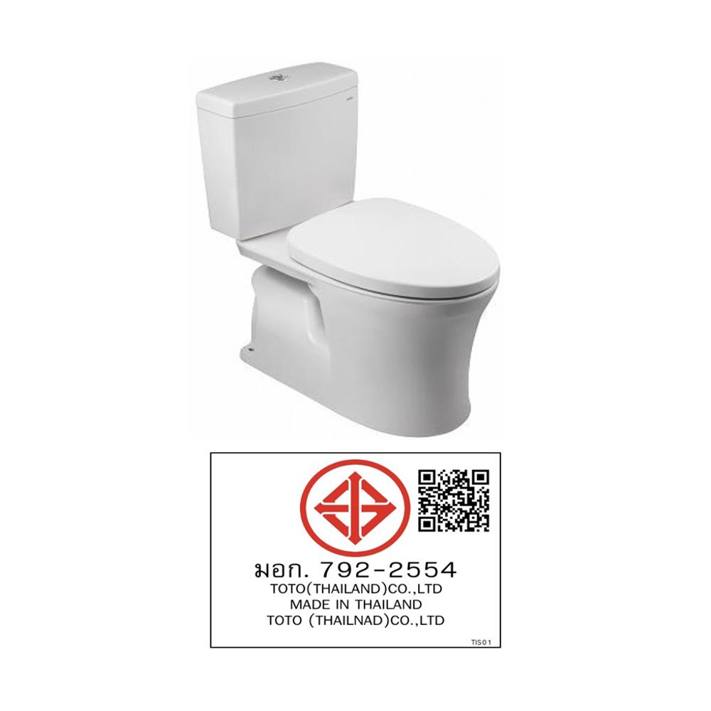 สุขภัณฑ์ 2 ชิ้น TOTO CST230P 3/4.8 ลิตร สีขาว