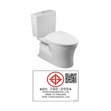 สุขภัณฑ์ 2 ชิ้น TOTO CST230P 3/4.8 ลิตร สีขาว_2