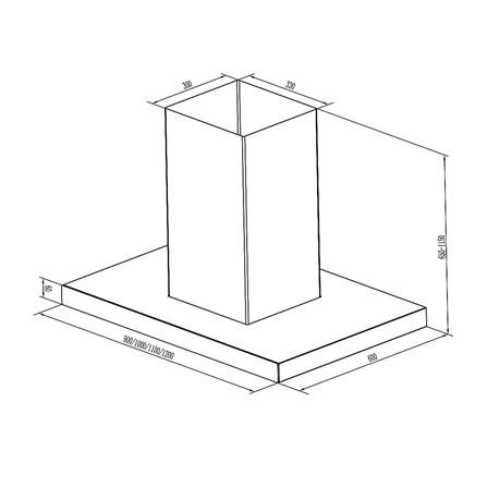 เครื่องดูดควันกลางห้อง TEKA DPL 90.1 ISLAND 90 ซม._4