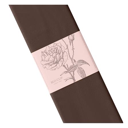 ผ้าปูที่นอน 5 ฟุต BED CLIP MICROTEX สี BROWN_3