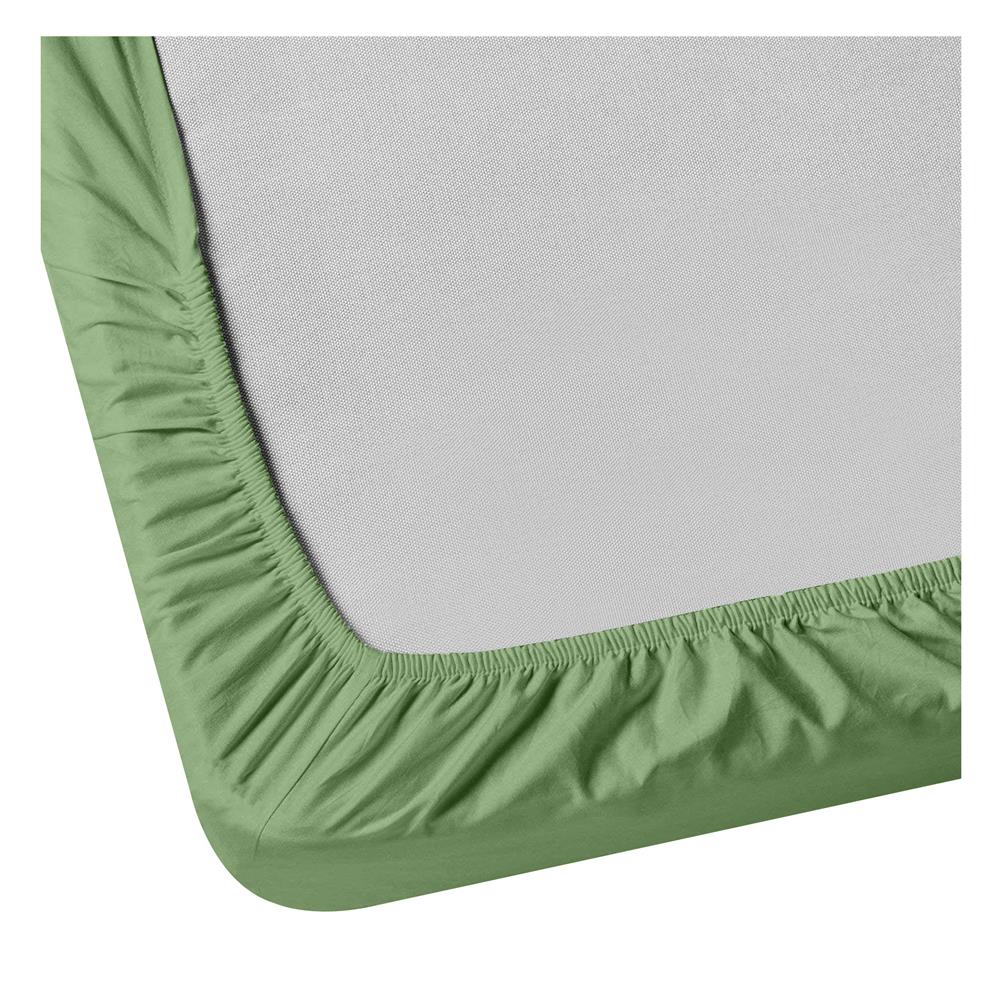 ผ้าปูที่นอน 6 ฟุต BED CLIP MICROTEX สี GREEN