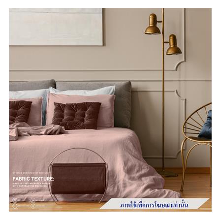 ผ้าปูที่นอน 6 ฟุต BED CLIP MICROTEX สี M08_0