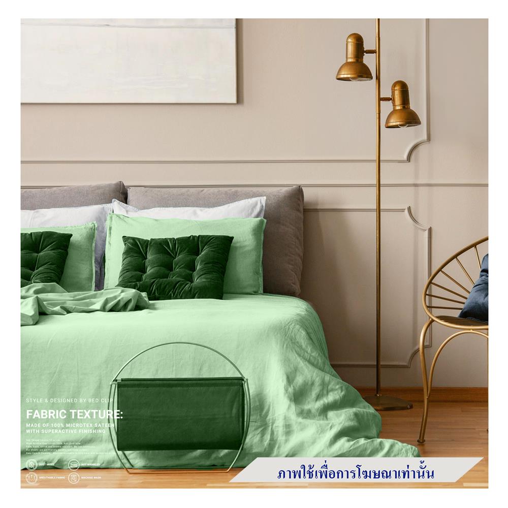 ผ้าปูที่นอน 6 ฟุต BED CLIP MICROTEX สี M03