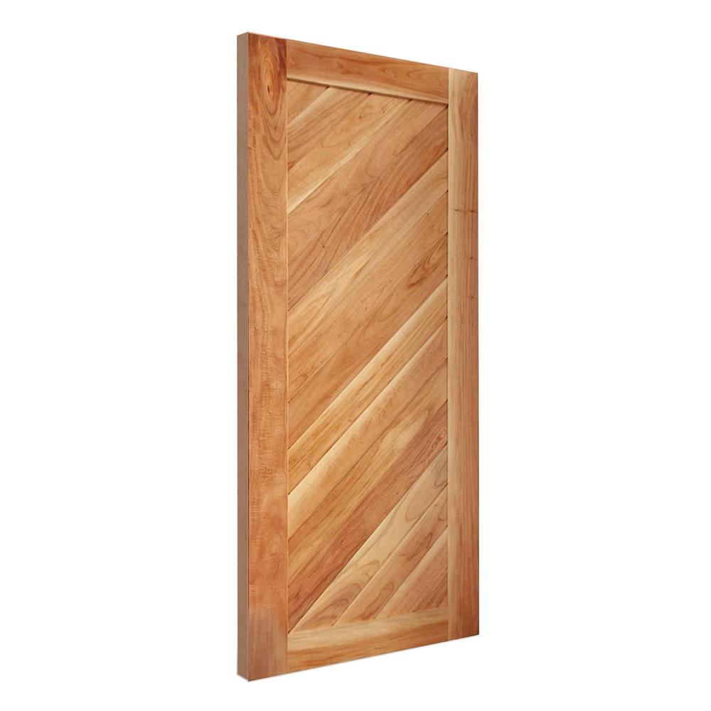 ประตูไม้เนื้อแข็ง AZLE NM08-01 80X200 ซม. ทำสี