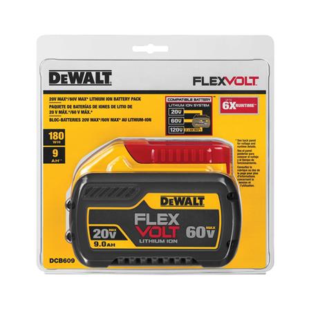 แบตเตอรี่ DEWALT 20V/60V FLEXVOLT 9.0 แอมป์_3