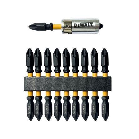 ชุดดอกไขควงพร้อมหัวแม่เหล็ก DEWALT DWA2SD65 10 ชิ้น