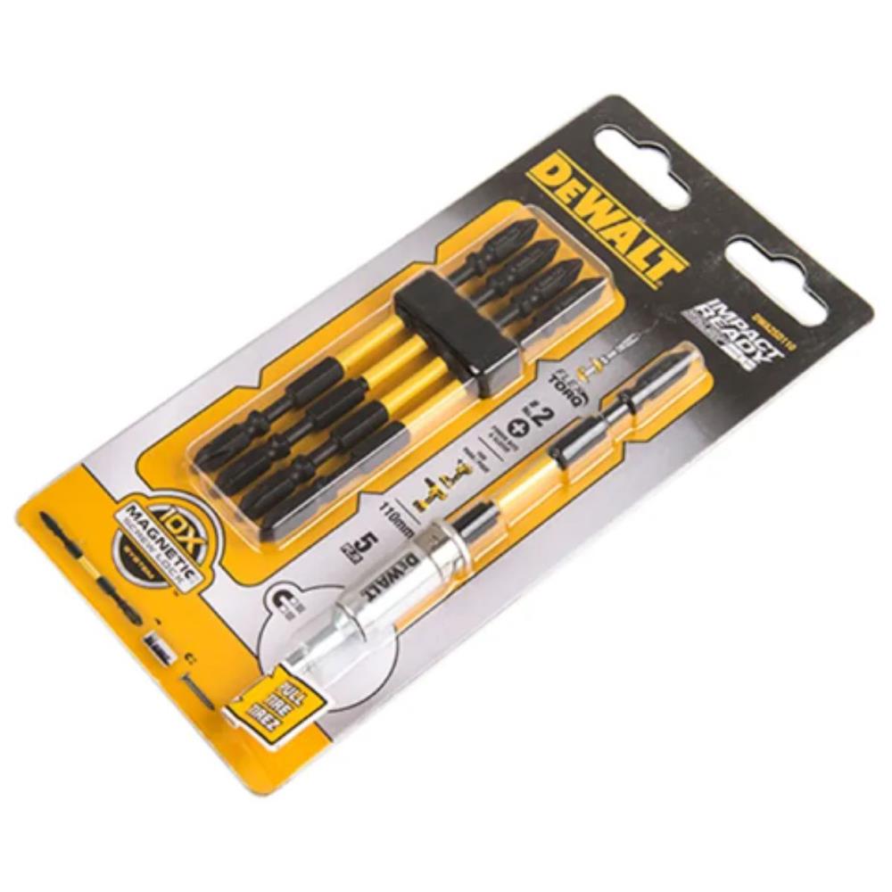 ชุดดอกไขควง DEWALT DWA2SD110 110 มม. 5 ชิ้น