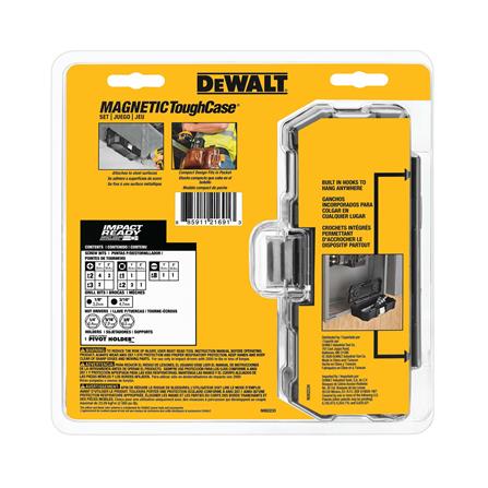 ชุดดอกไขควงและกล่องแม่เหล็ก DEWALT DWMTCIR20 MAGNETIC TOUGH CASE 20 ชิ้น_3