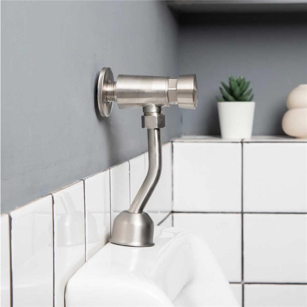 ฟลัชวาล์วโถชายท่อโค้ง RASLAND L1211-L23623 สเตนเลส