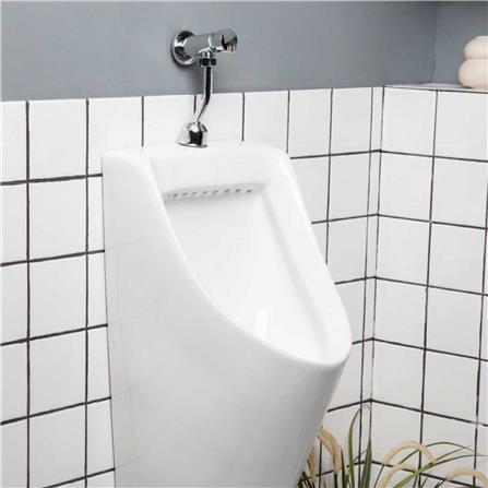 ฟลัชวาล์วโถชายท่อโค้ง RASLAND L1211-L56999 สีโครม_1