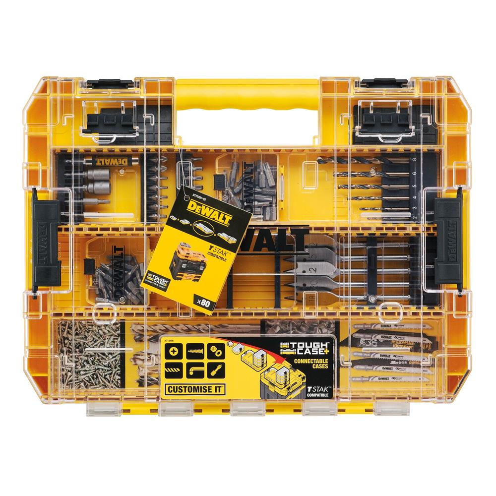 ชุดดอกสว่านและดอกไขควง DEWALT DT70767-QZ 80 ชิ้น