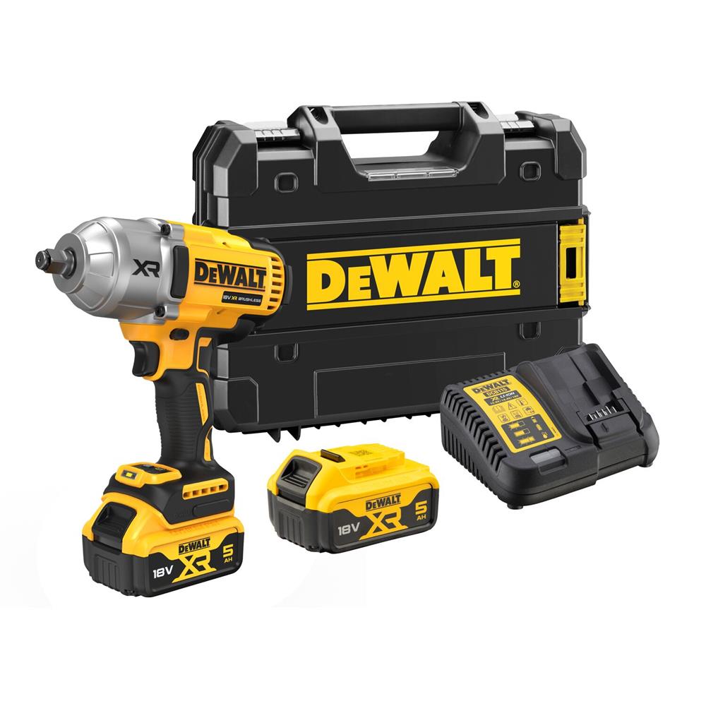 บล็อกกระแทกไร้สาย (พร้อมแบตเตอรี่) DEWALT DCF900P2T-B1 20 โวลต์