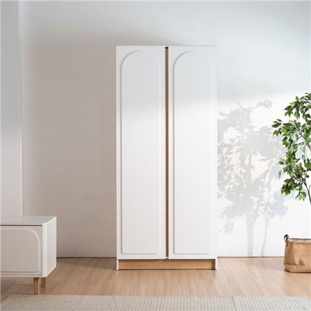 ตู้เสื้อผ้า 2 บานเปิด KONCEPT NORDIS 19223550 สีลินด์เบิร์ก/ขาว_7