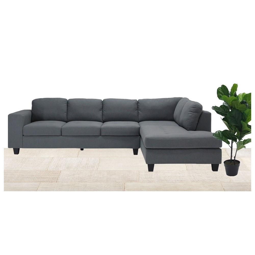 โซฟาเข้ามุมขวา KONCEPT LOLA 19174874 สีเทา