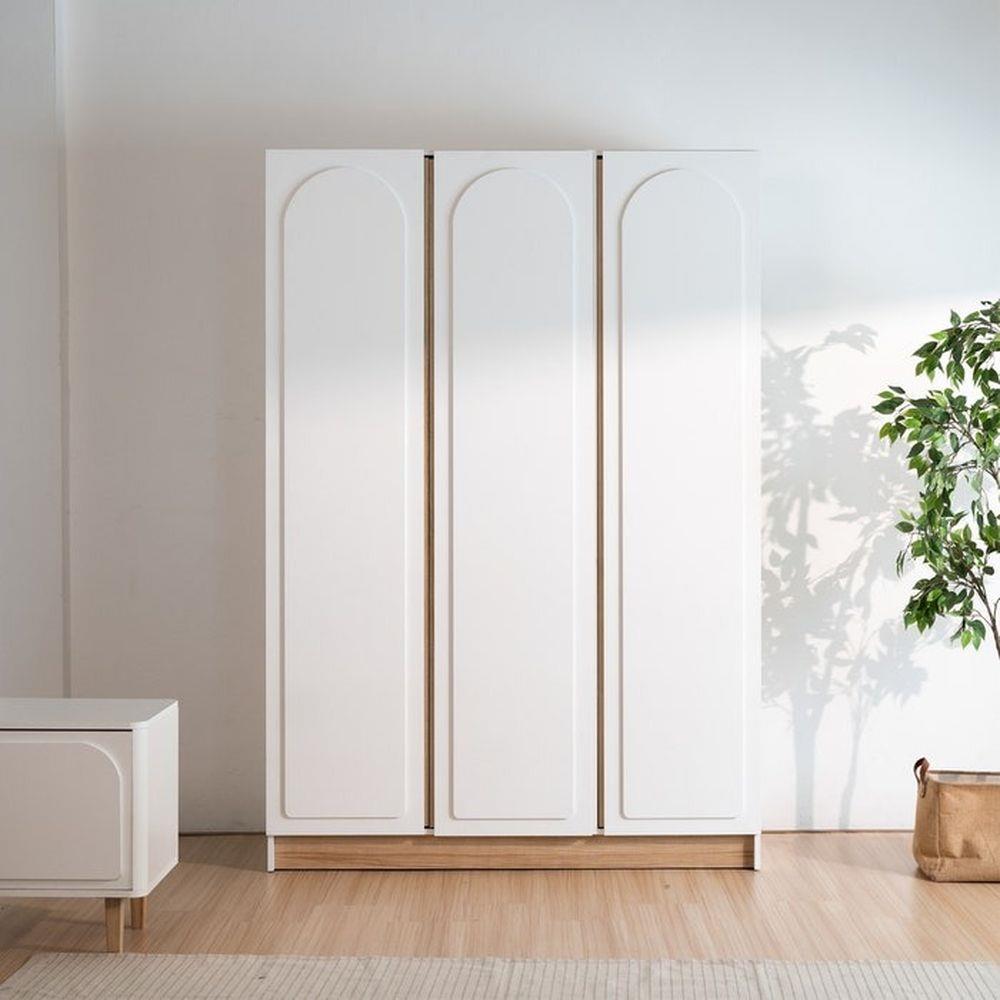 ตู้เสื้อผ้า 3 บานเปิด KONCEPT NORDIS 19223551 สีลินด์เบิร์ก/ขาว