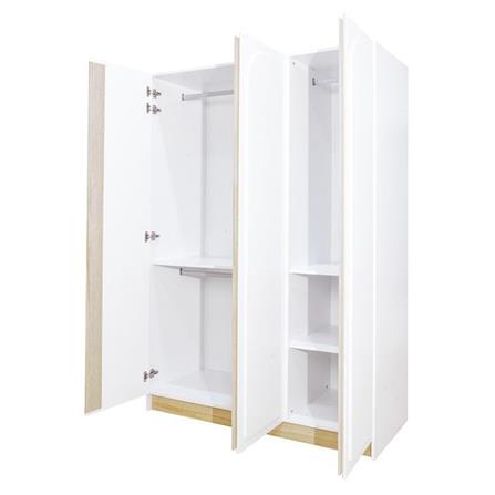 ตู้เสื้อผ้า 3 บานเปิด KONCEPT NORDIS 19223551 สีลินด์เบิร์ก/ขาว_2