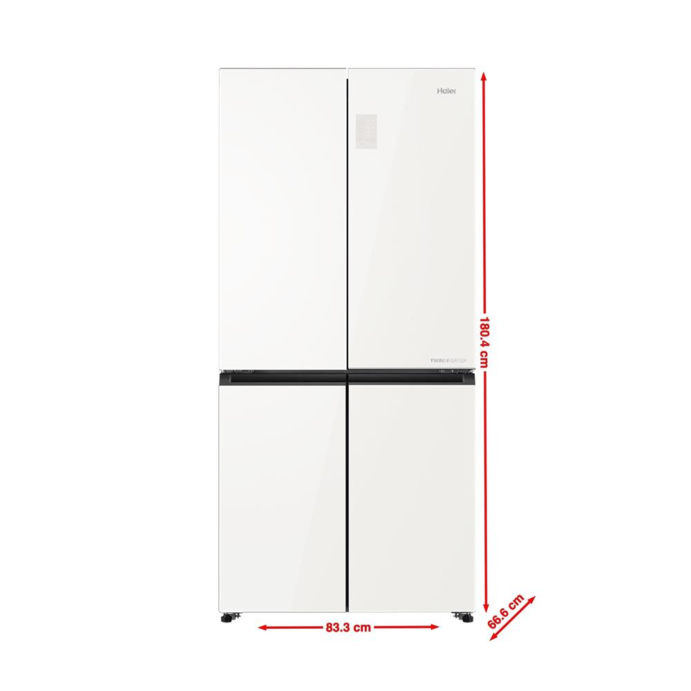 ตู้เย็น MULTI DOOR HAIER HRF-MD469G HPW 16.1 คิว กระจกขาว อินเวอร์เตอร์