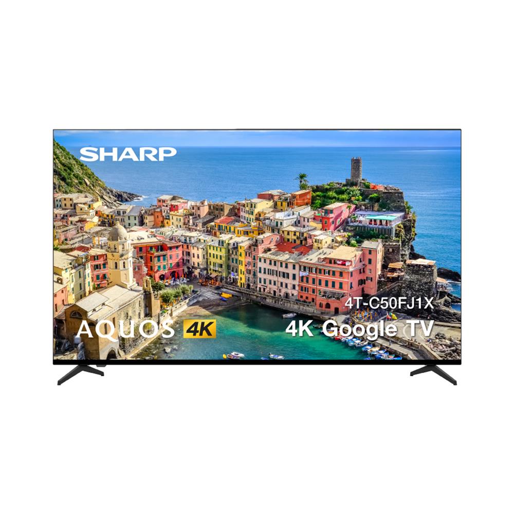 ทีวีแอลอีดี 50 นิ้ว SHARP (4K, LED, GOOGLE TV) 4T-C50FJ1X