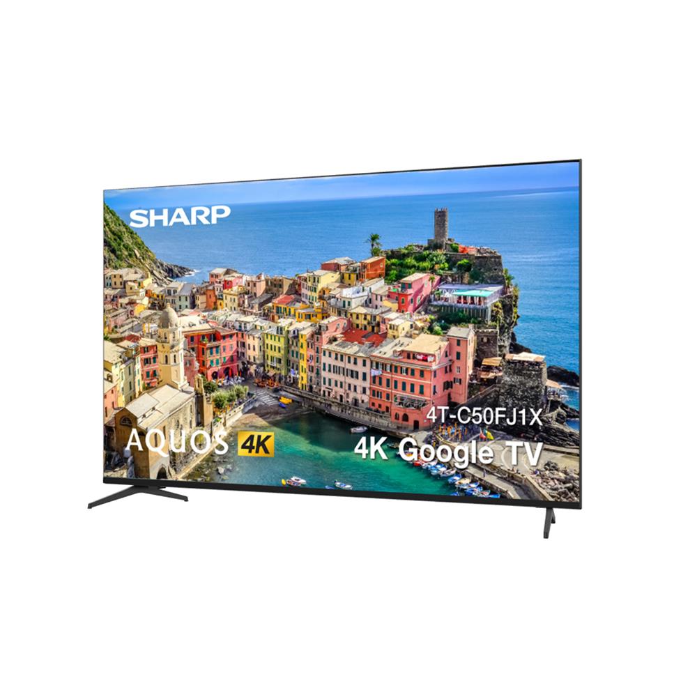 ทีวีแอลอีดี 50 นิ้ว SHARP (4K, LED, GOOGLE TV) 4T-C50FJ1X