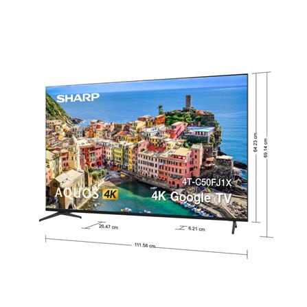 ทีวีแอลอีดี 50 นิ้ว SHARP (4K, LED, GOOGLE TV) 4T-C50FJ1X_5