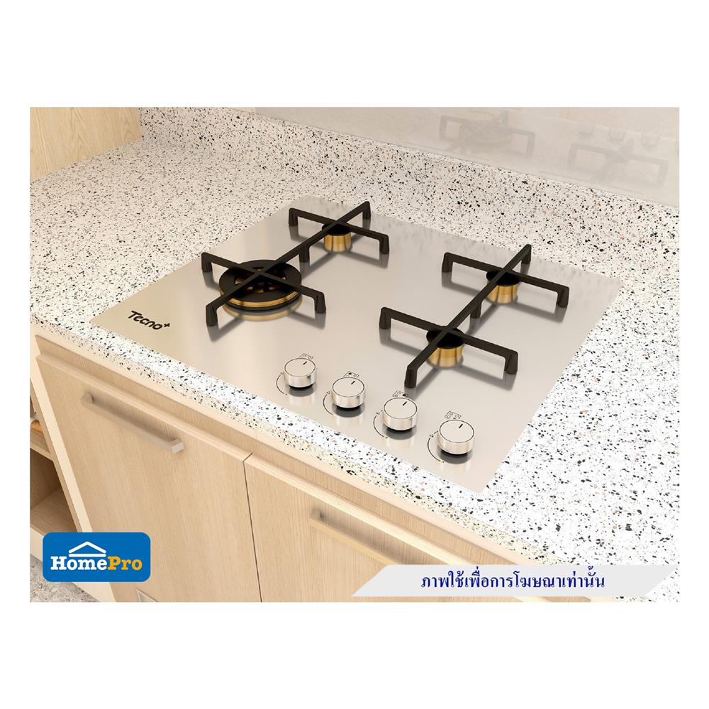 เตาฝังแก๊ส TECNOPLUS HOB TNP HB MAJESTIC 4 60 ซม.