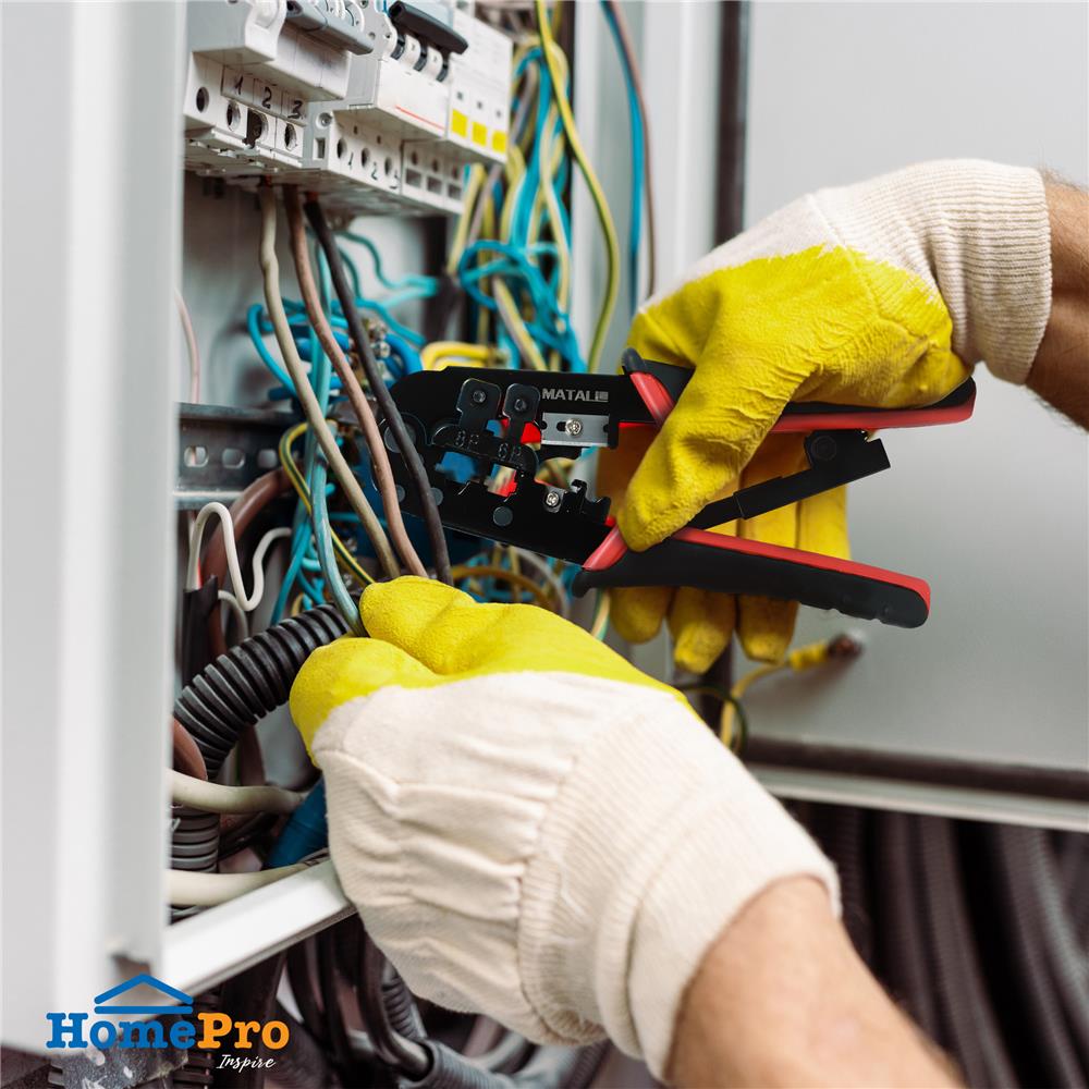 คีมย้ำสายโทรศัพท์ สายแลน MATALL DY240 7.5 นิ้ว