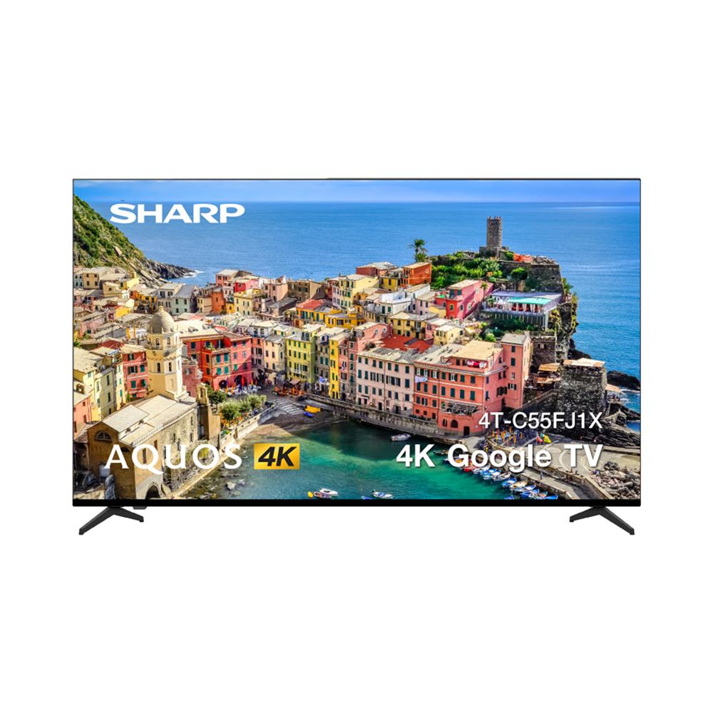 ทีวีแอลอีดี 55 นิ้ว SHARP (4K, LED, GOOGLE TV) 4T-C55FJ1X