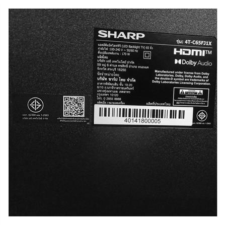 ทีวีแอลอีดี 65 นิ้ว SHARP (4K, LED, GOOGLE TV) 4T-C65FJ1X_8